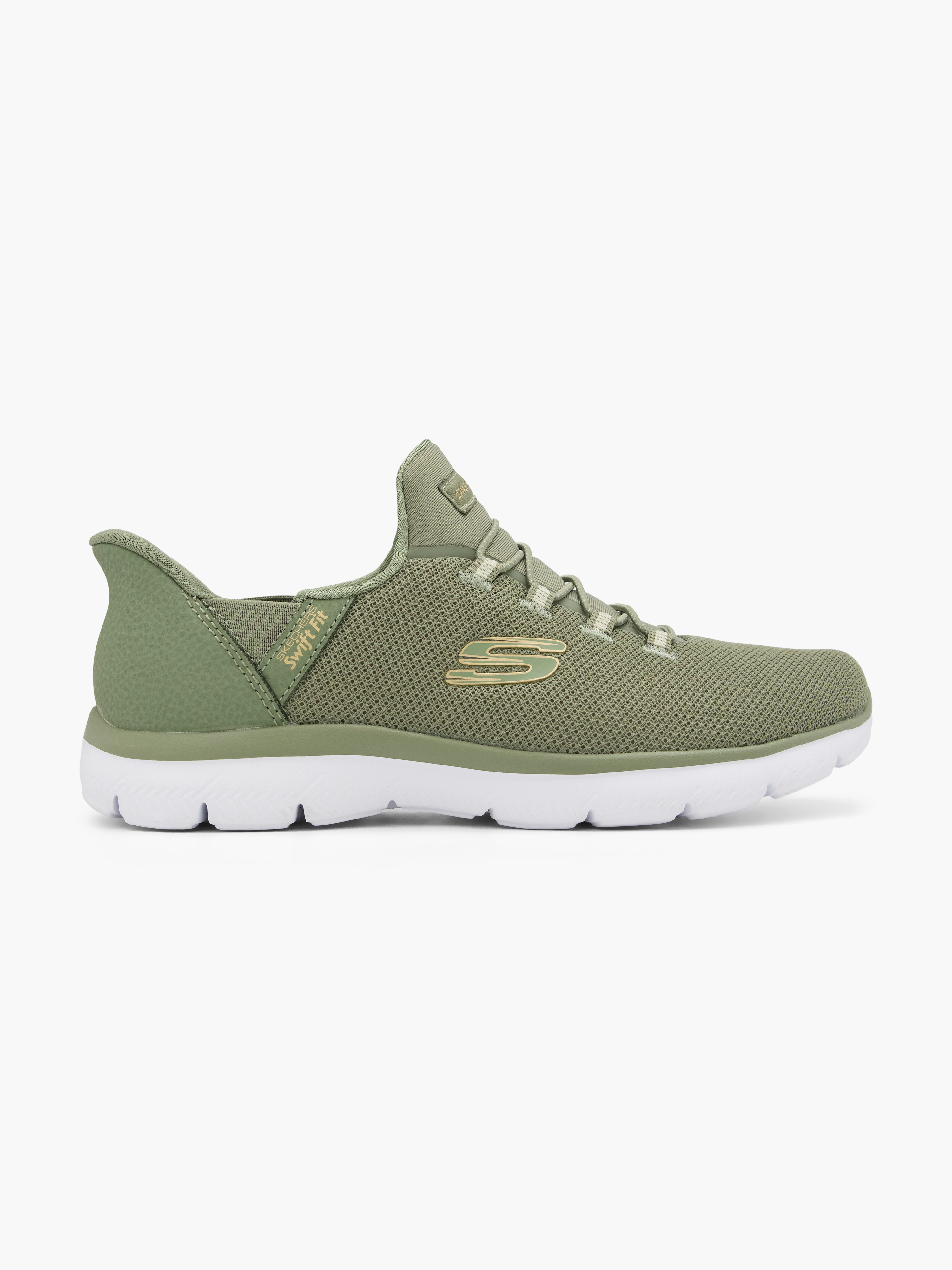 Skechers PURE GENIUS SWIFT FIT Slip-Ons – Olive