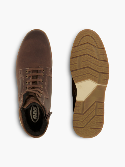 AM Shoe Schnürboots – Braun