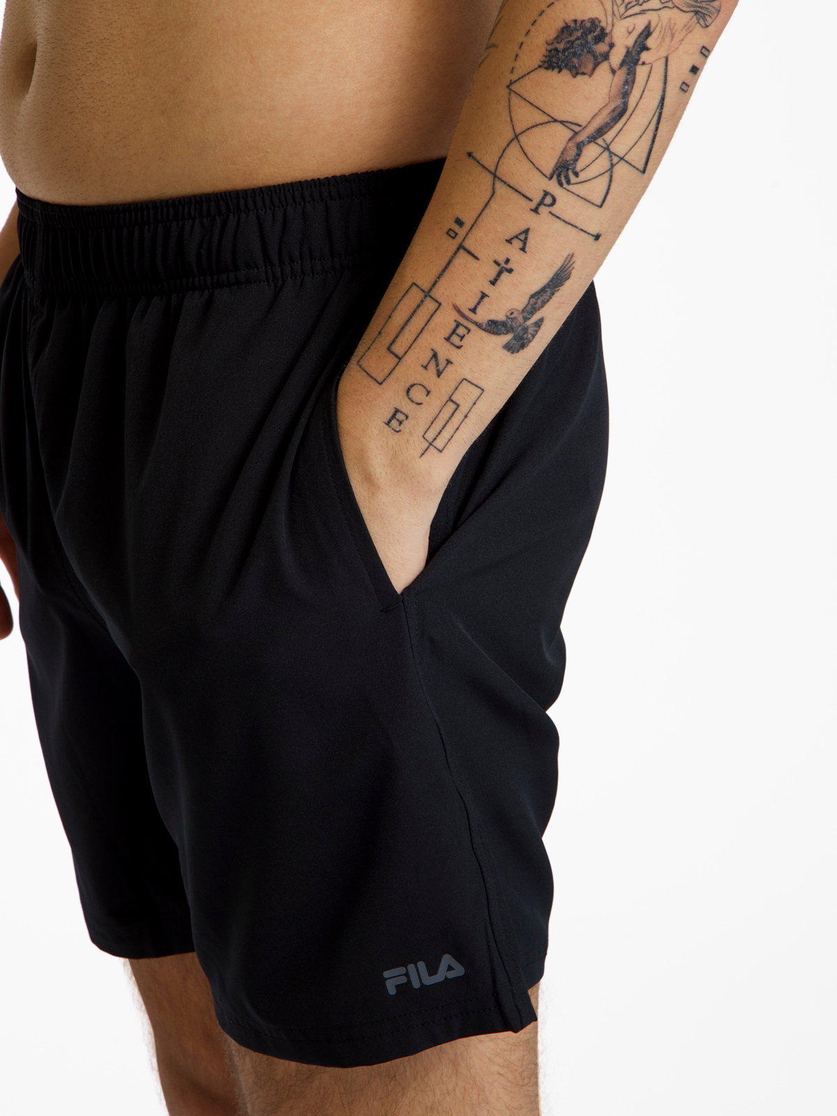 FILA Badeshorts – Schwarz