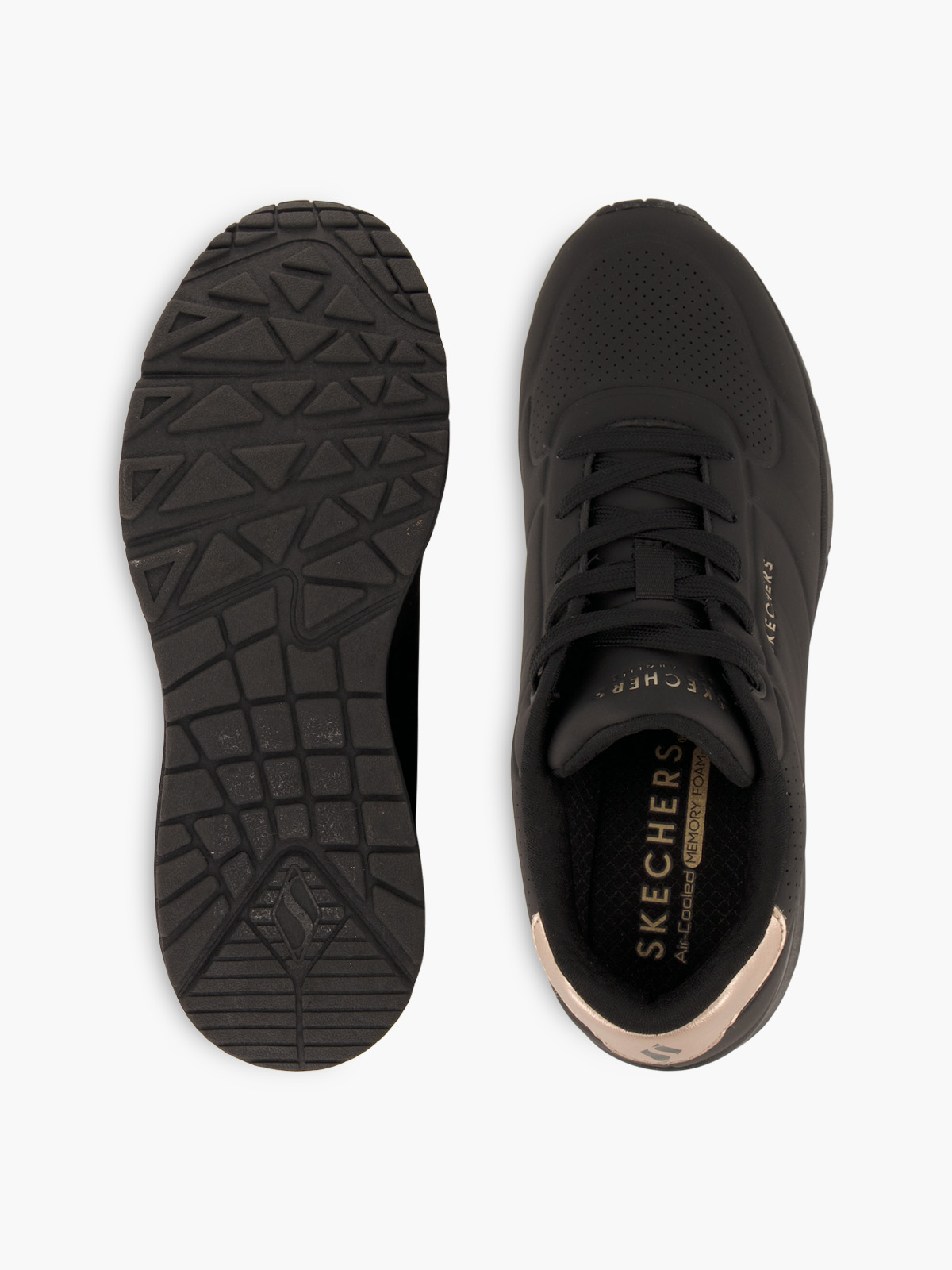 Skechers UNO WEDGE-HI STEPS Sneaker – Schwarz