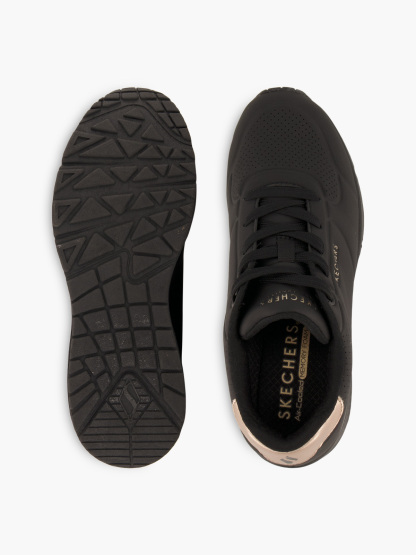 Skechers UNO WEDGE-HI STEPS Sneaker – Schwarz