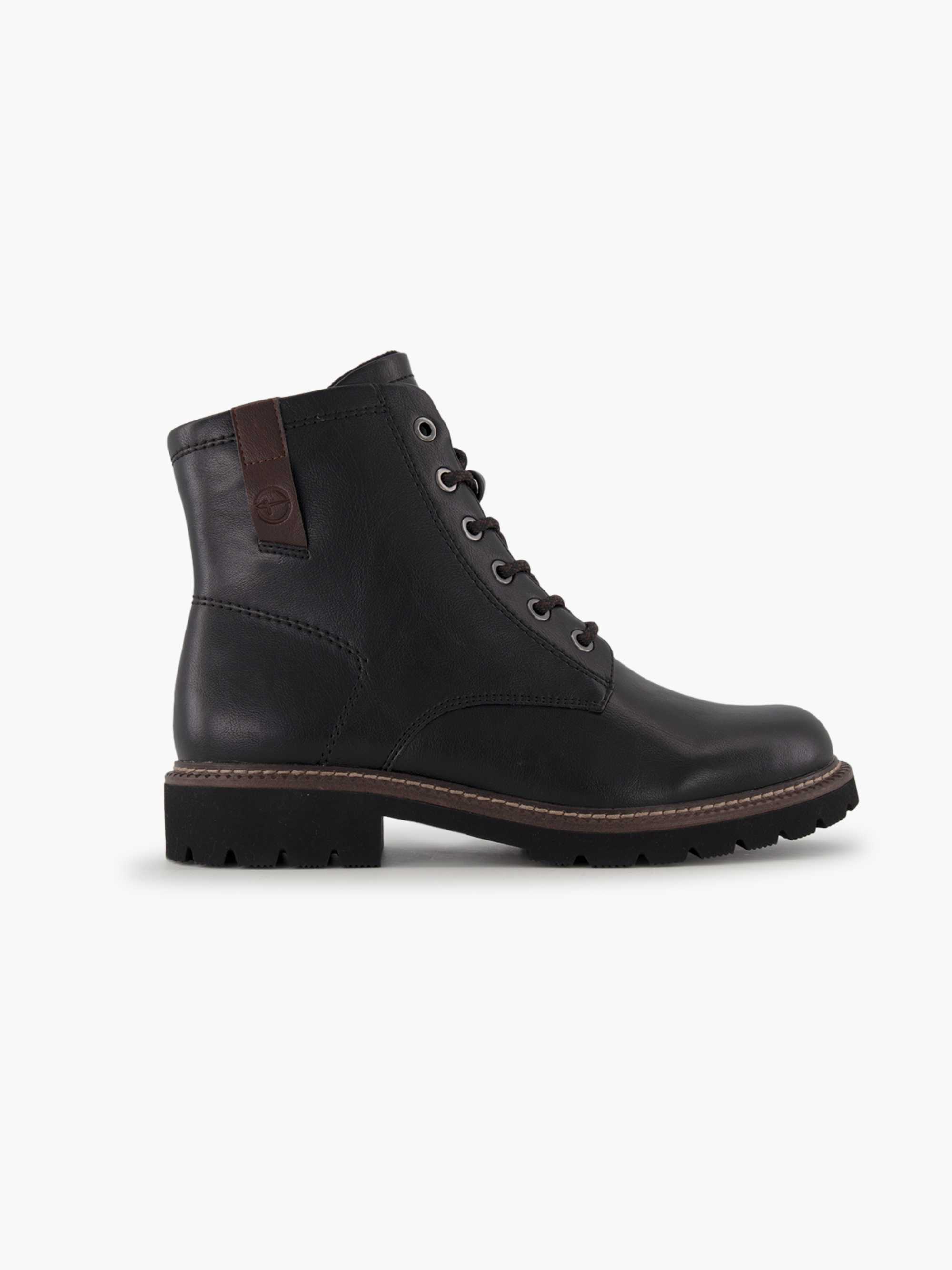 Tamaris Schnürboots – Schwarz – Schwarz