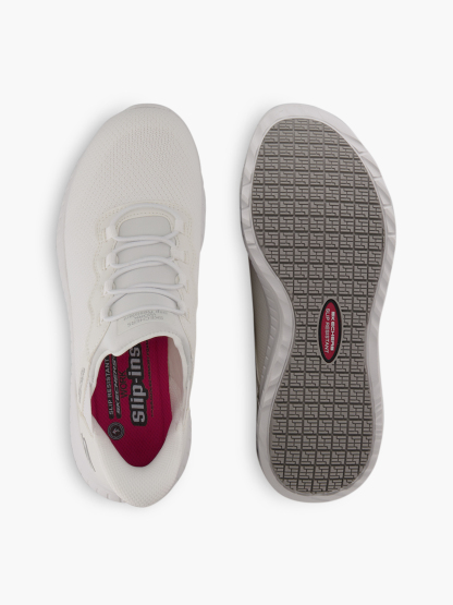 Skechers HANDS FREE SLIP-INS  WORK Sneaker – Weiss
