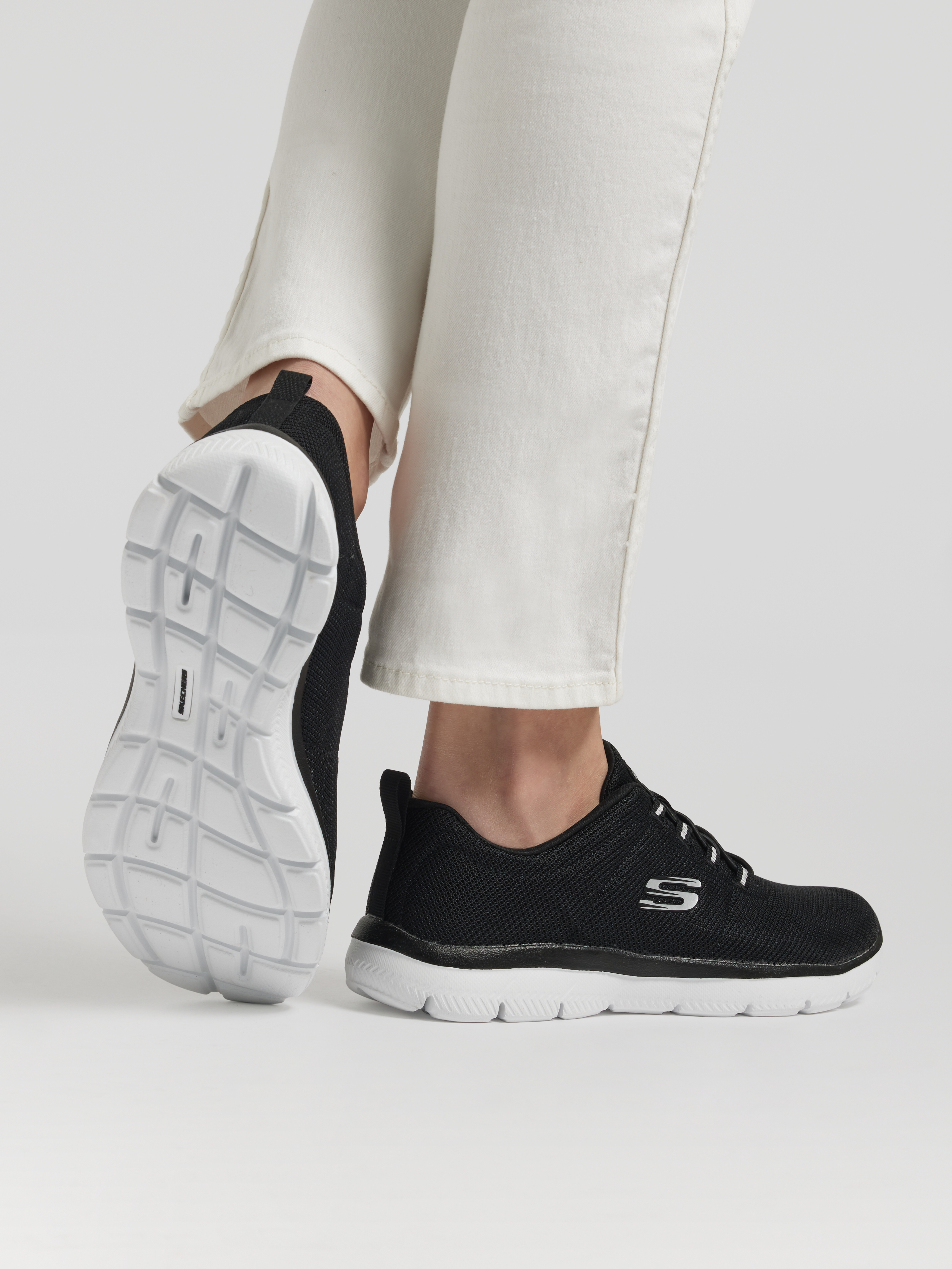 Skechers PURE GENIUS - OPTIMISTIC MIX Slip-Ons – Schwarz