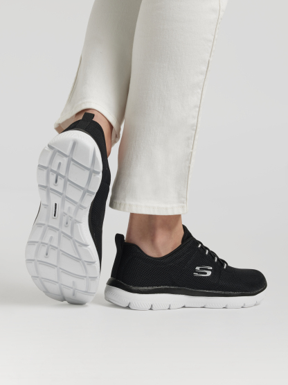 Skechers PURE GENIUS - OPTIMISTIC MIX Slip-Ons – Schwarz
