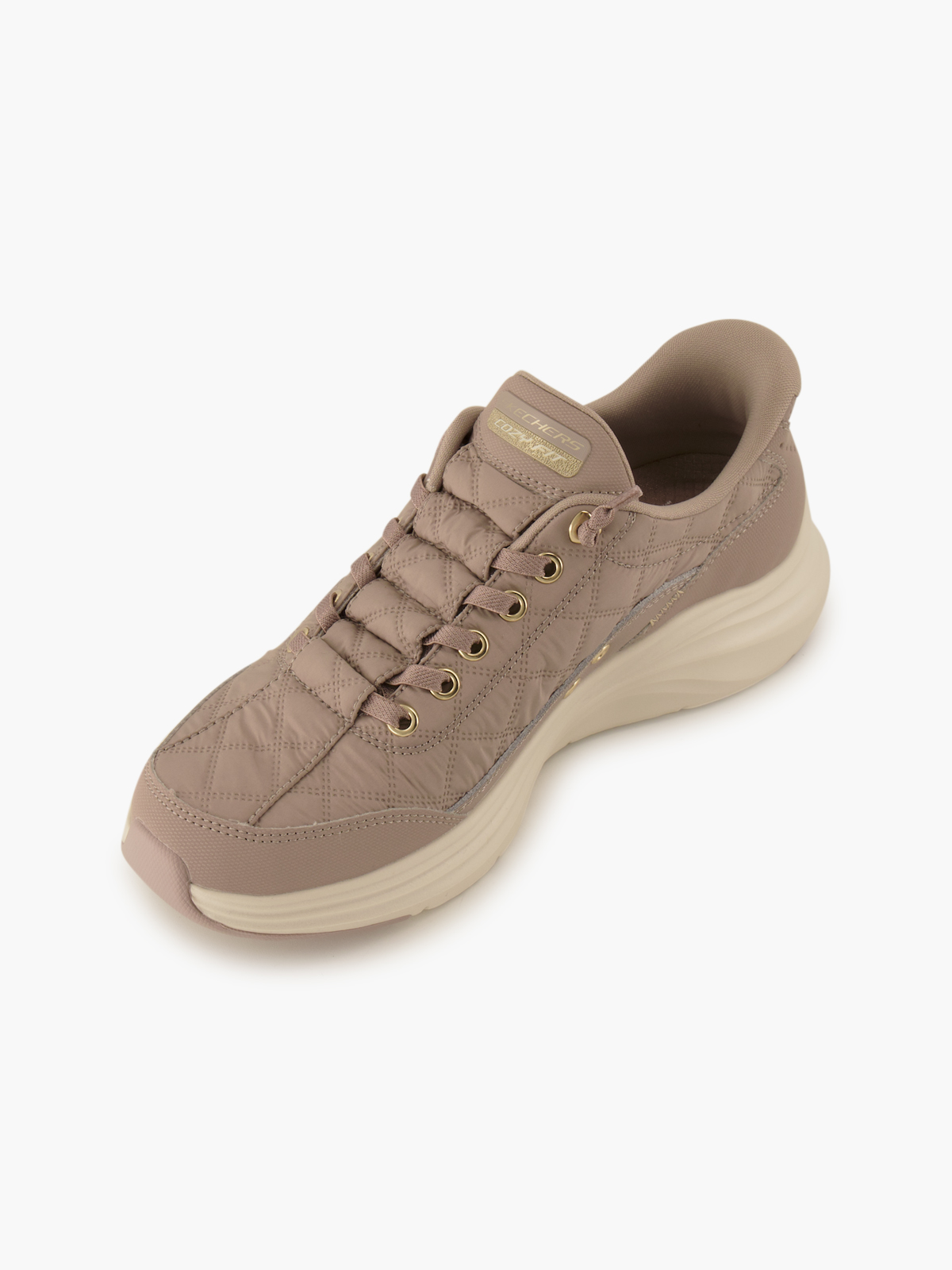 Skechers HANDS FREE SLIP-INS COZY FIT Slip-Ons – Taupe