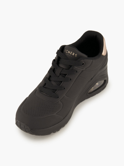 Skechers UNO WEDGE-HI STEPS Sneaker – Schwarz