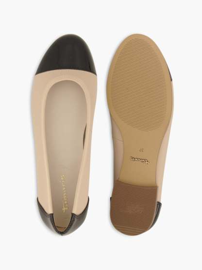 Tamaris Ballerina – Beige – Beige