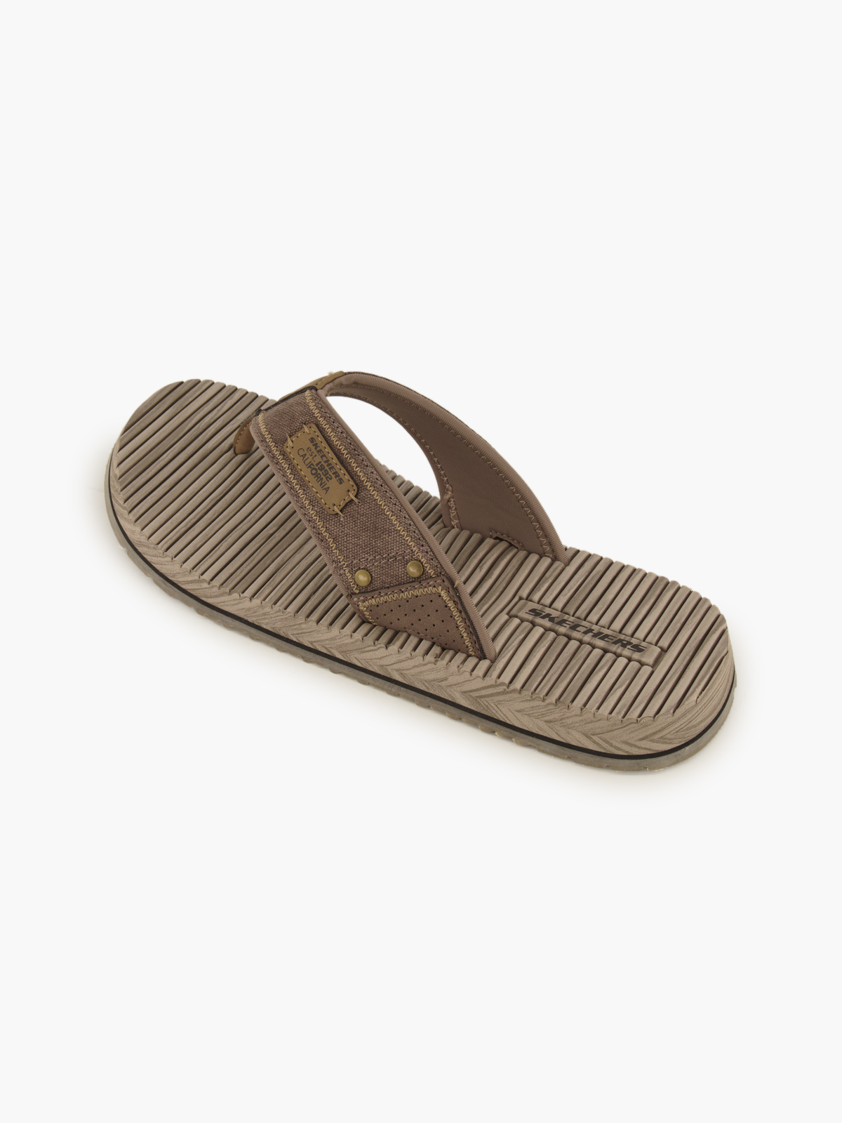 Skechers Pantoletten-Zehentrenner – Braun