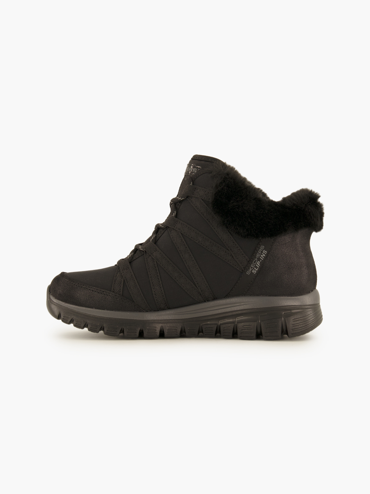 Skechers HANDS FREE SLIP-INS UNO RUGGED Schnürboots – Schwarz