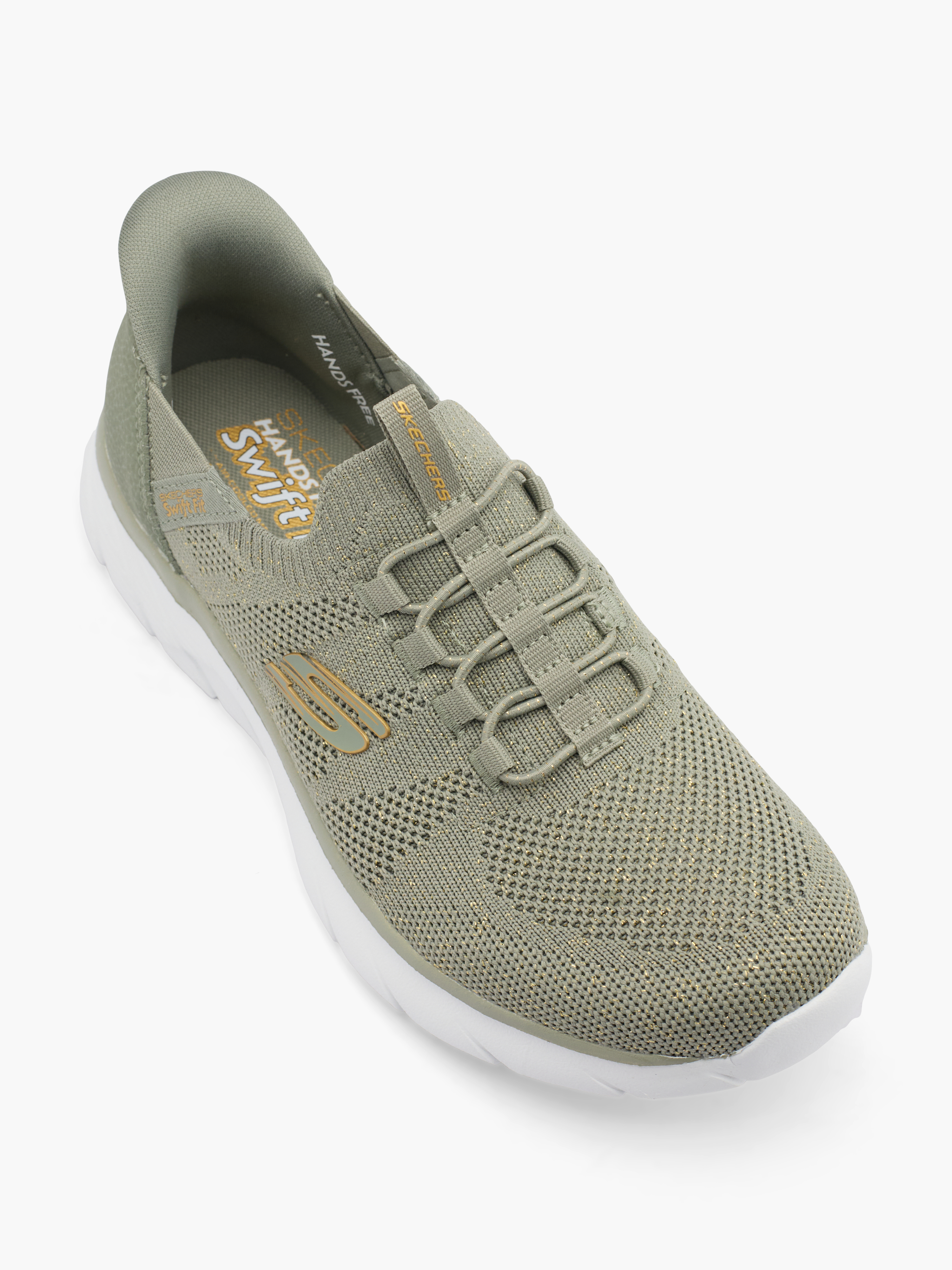 Skechers SWIFT FIT SOLE PROVIDER Slip-Ons – Olive
