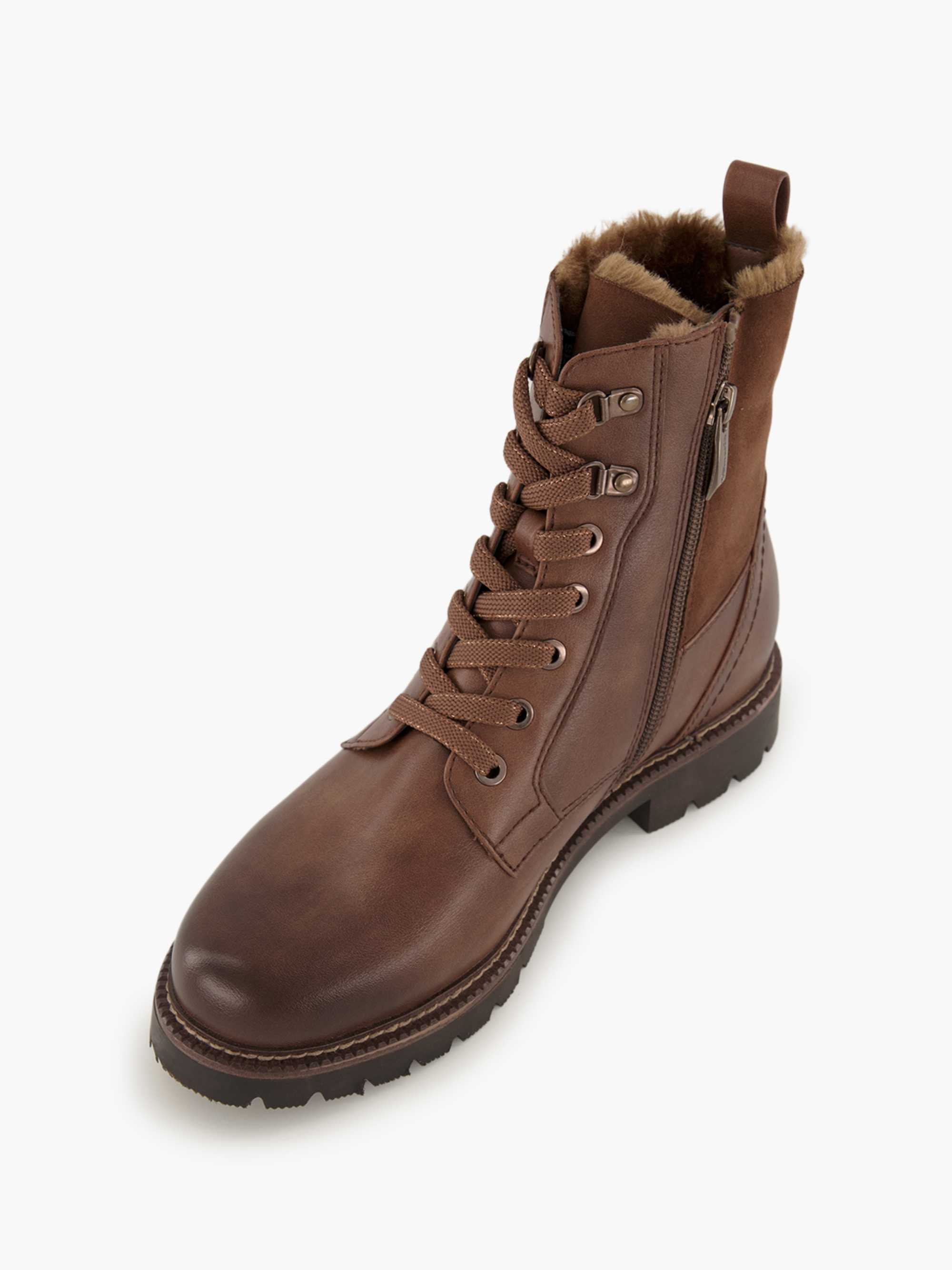 Tamaris Schnürboots – Cognac – Cognac