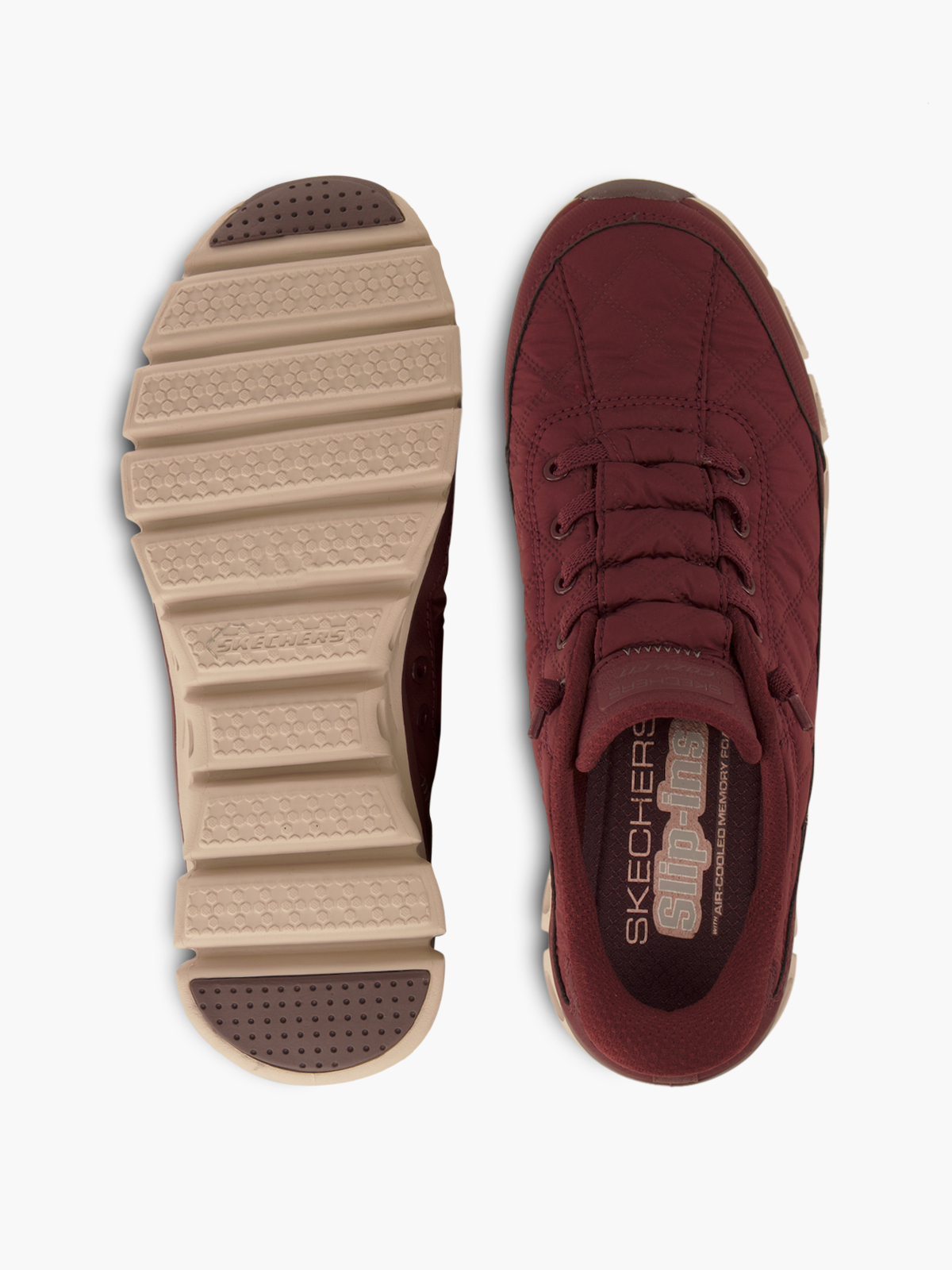 Skechers HANDS FREE SLIP-INS GLIDE STEP COZY FIT Sneaker – Bordeaux