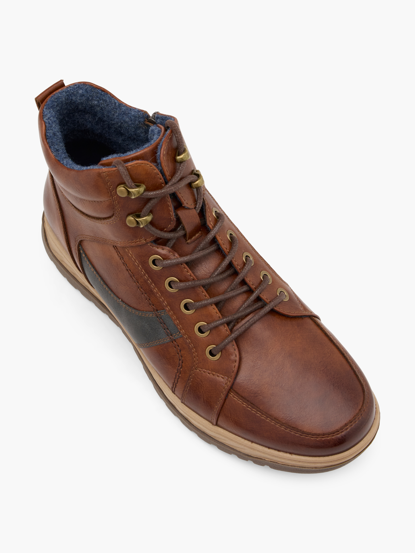 AM Shoe Schnürboots – Braun