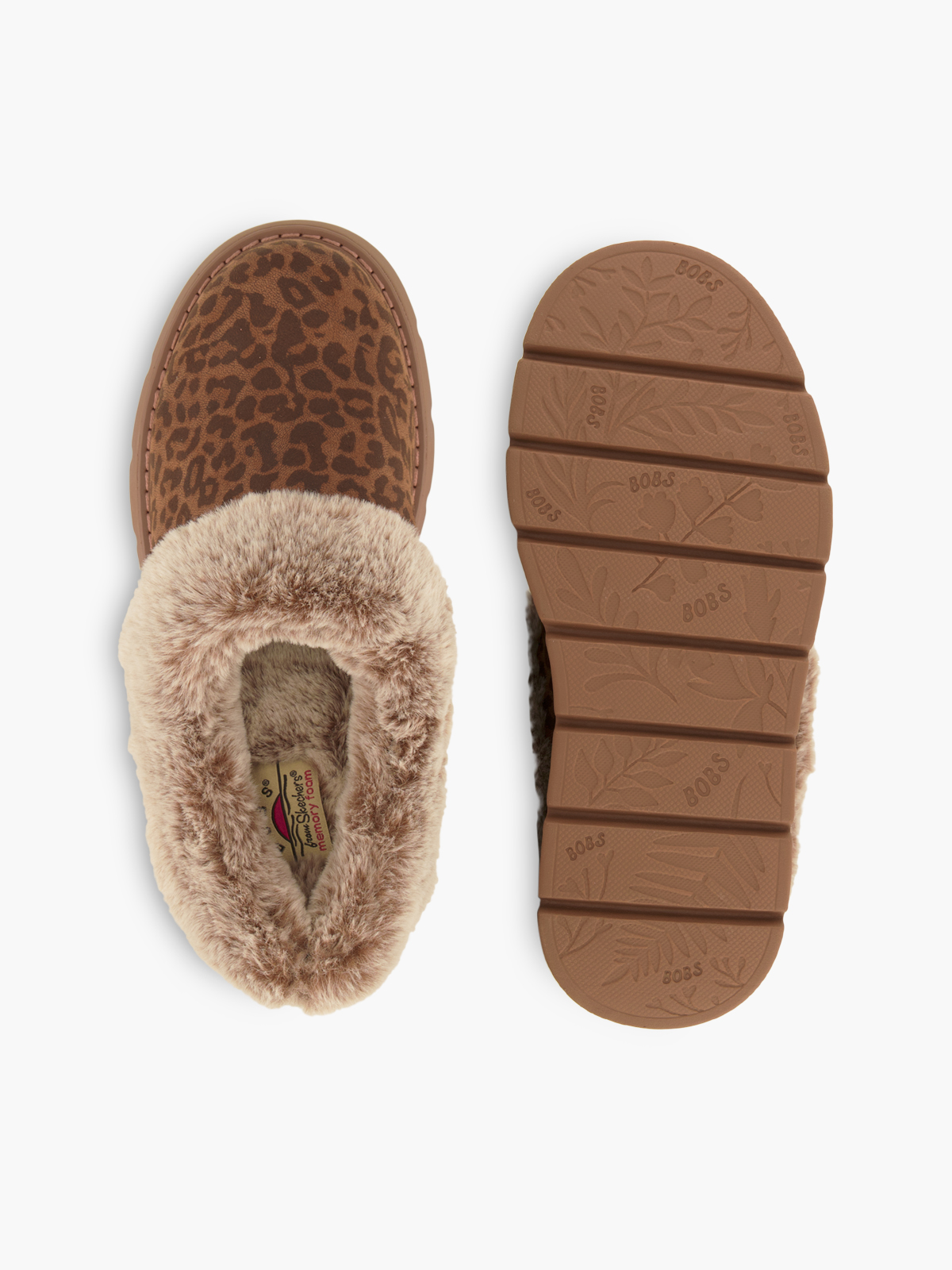 Skechers BOBS KEEP SAKES LITE Geschlossener Hausschuh – Braun