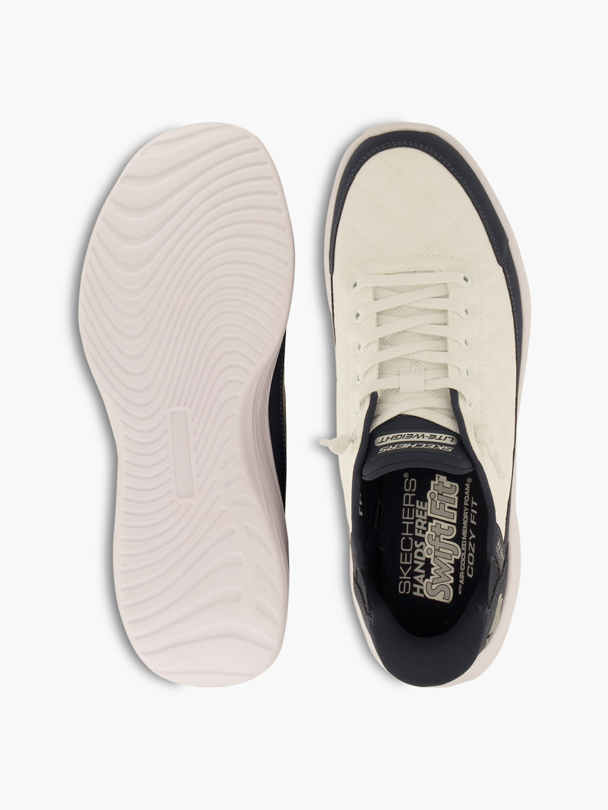 Skechers LITE FOAM SWIFT FIT COZY FIT Sneaker – Weiss