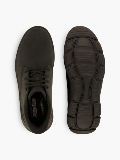 Skechers HANDS FREE SLIP-INS RELAXED FIT ARCH FIT Schnürboots – Schwarz