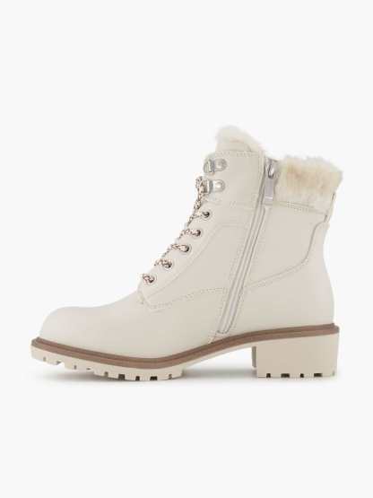 Tamaris Schnürboots – Beige – Creme