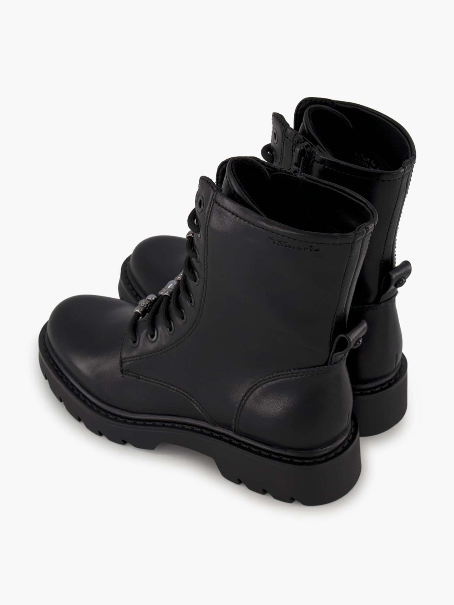 Tamaris Schnürboots – Schwarz – Schwarz