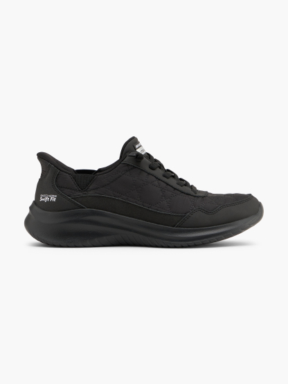 Skechers SWIFT FIT COZY FIT Slip-Ons – Schwarz