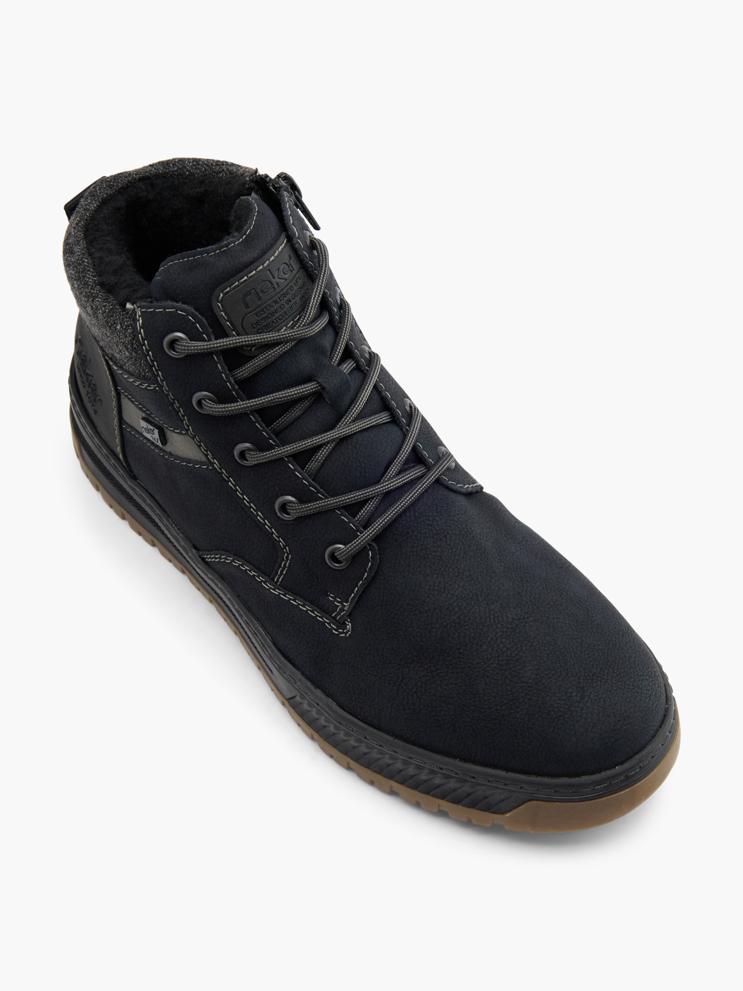 Rieker Schnürboots – Schwarz
