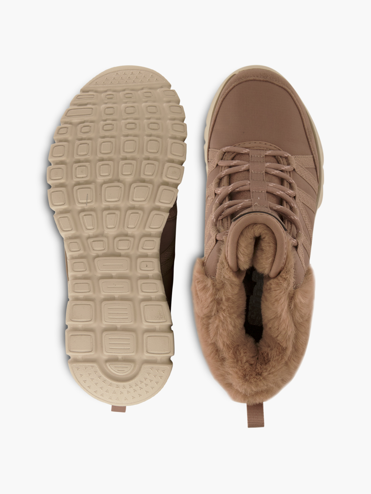 Skechers HANDS FREE SLIP-INS UNO RUGGED Schnürboots – Beige