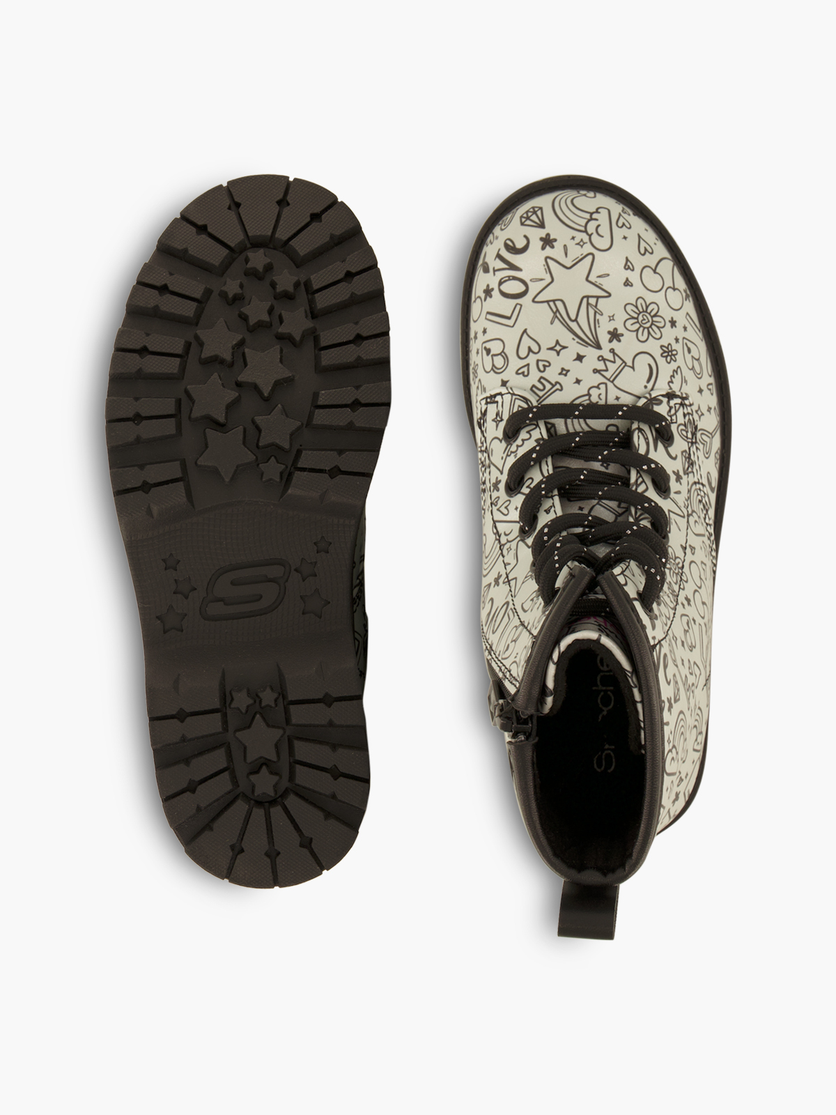 Skechers Schnürboots – Weiss