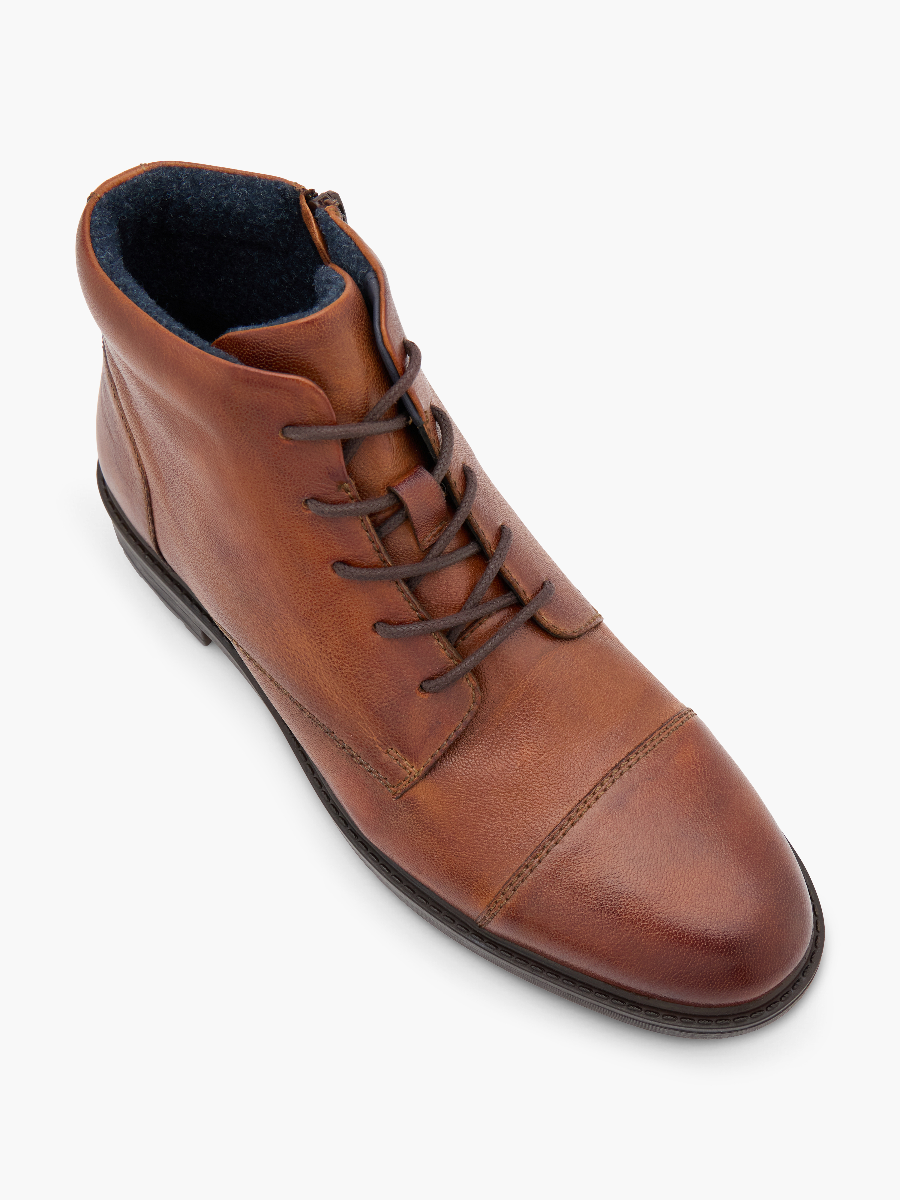 AM Shoe Schnürboots – Braun