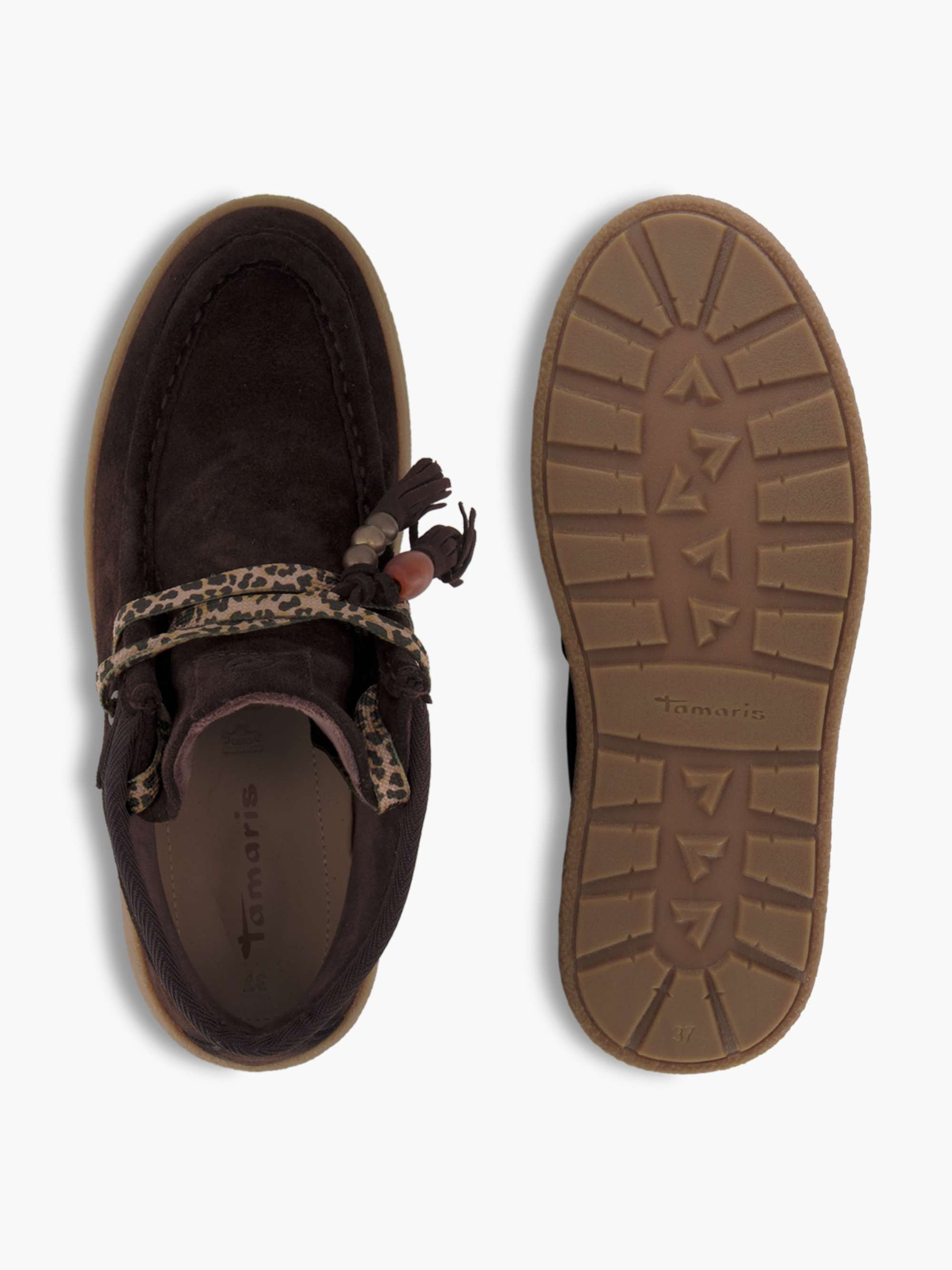 Tamaris Hoher Sneaker – Braun – Braun