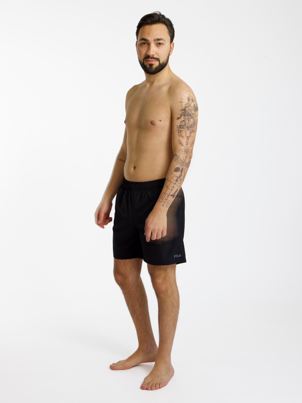 FILA Badeshorts – Schwarz