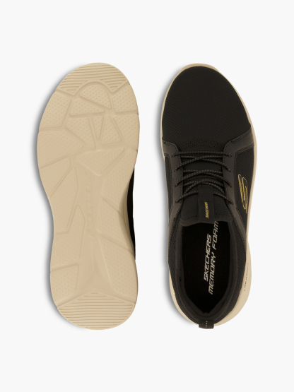 Skechers GENO PLUS Slip-Ons – Schwarz