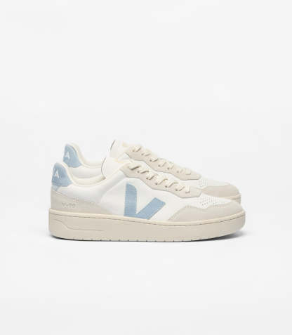 V-90 LEATHER WHITE STEEL