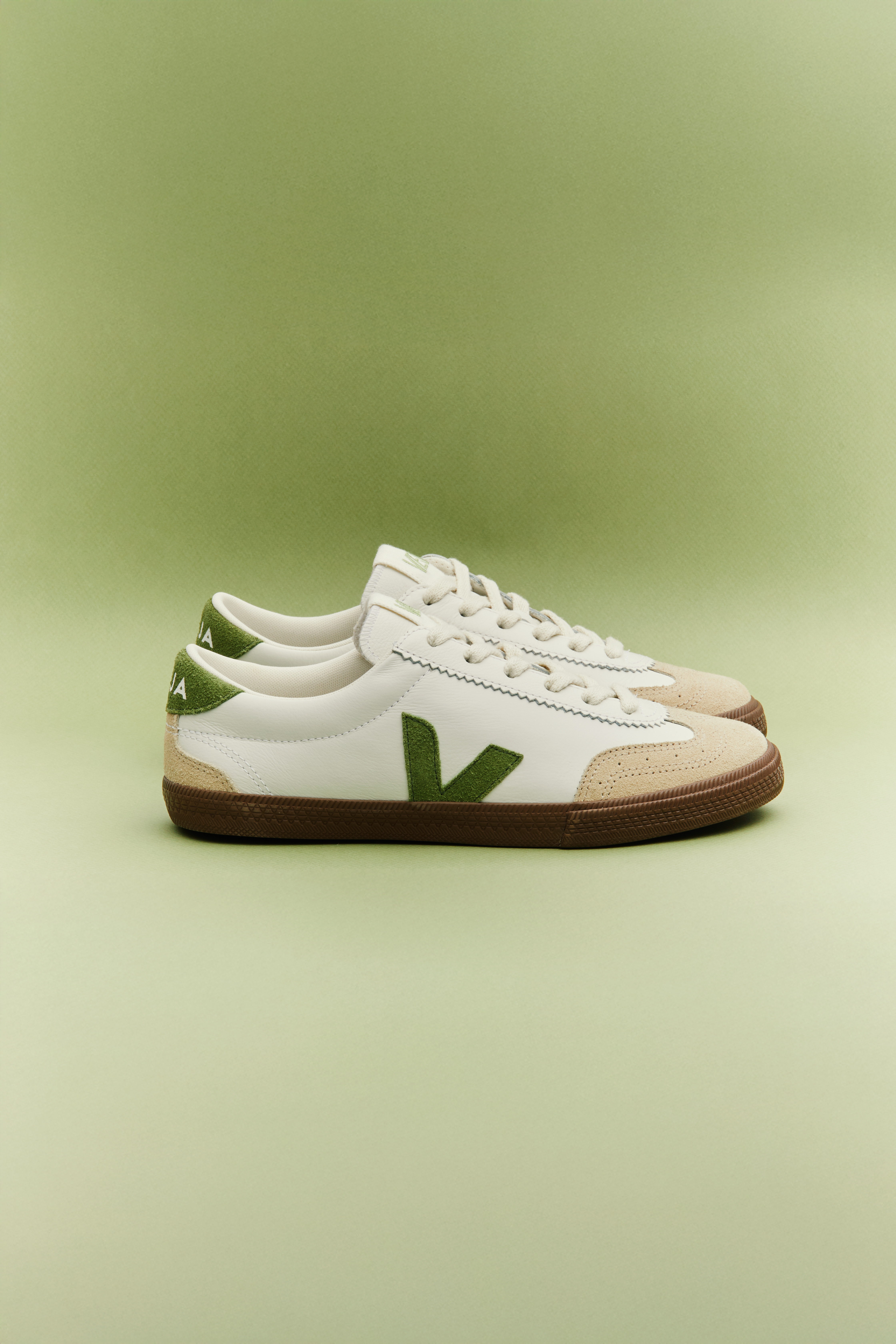 VOLLEY LEATHER WHITE KIWI BARK