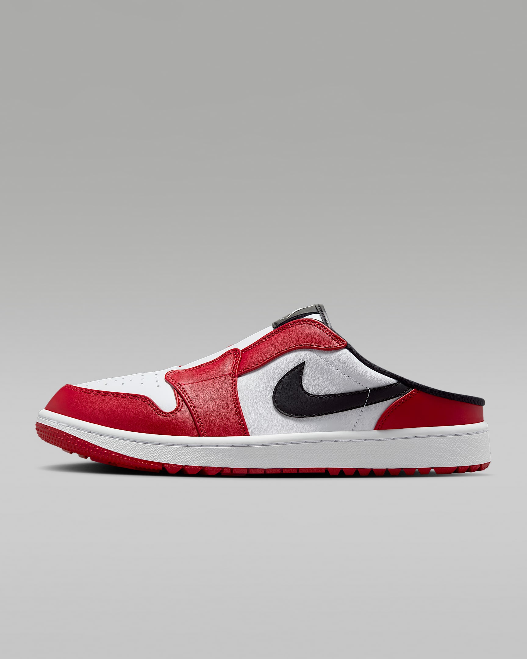 Air Jordan Mule Golfschuh – Weiß/Varsity Red/Schwarz