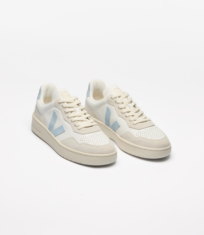 V-90 LEATHER WHITE STEEL