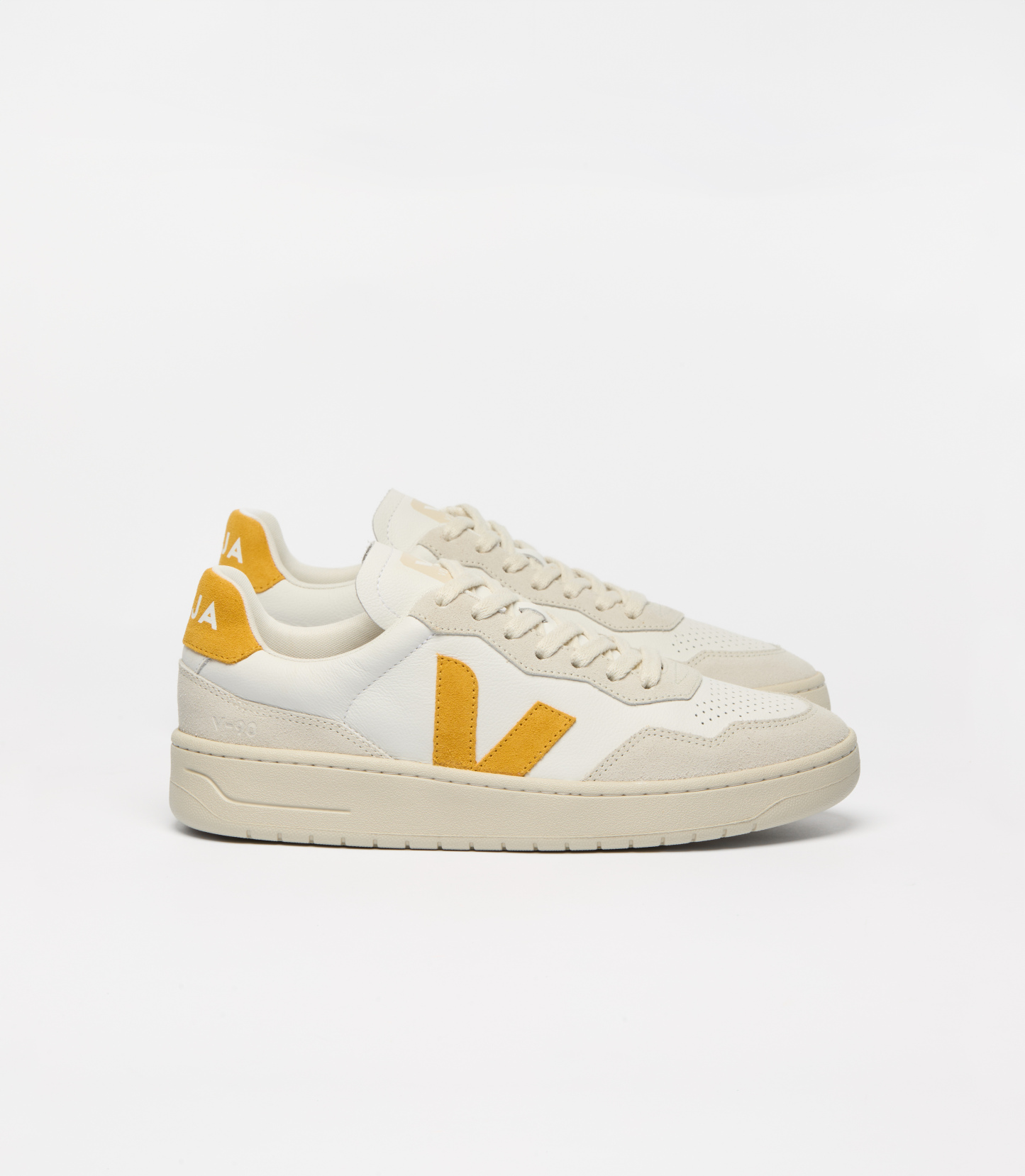 V-90 LEATHER WHITE SAFRAN