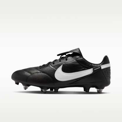 Nike Premier 3 SG-Pro Low-Top-Fußballschuh – Schwarz/Weiß