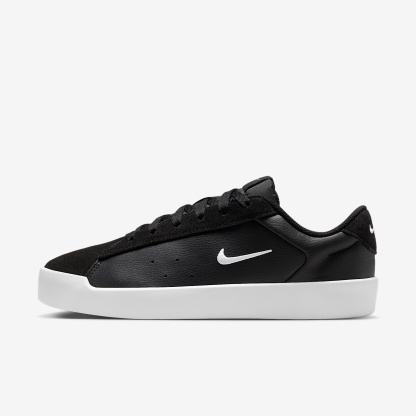 Nike Court Heritage Damenschuh – Schwarz/Schwarz/Weiß