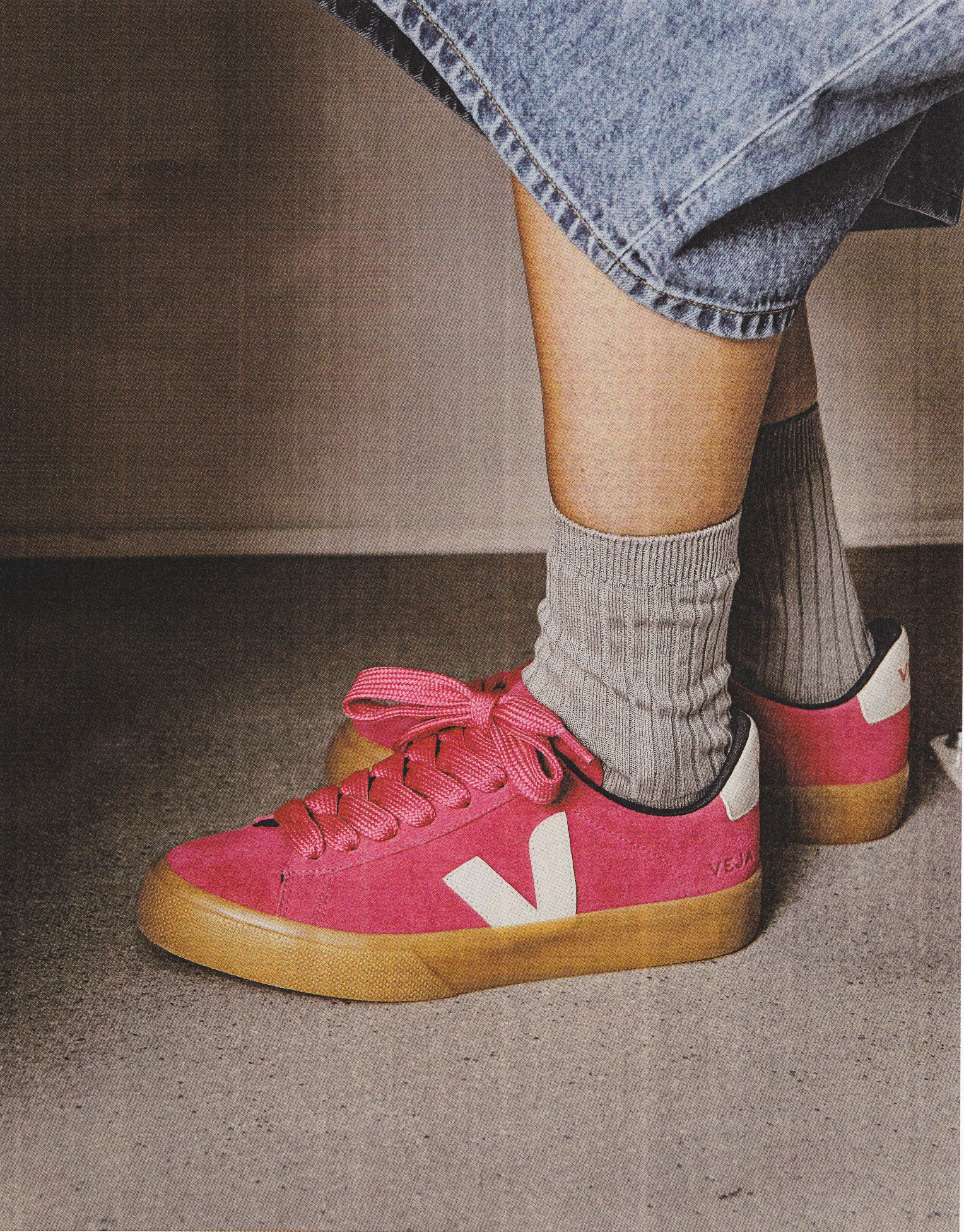 CAMPO BOLD SUEDE PINK PIERRE NATURAL