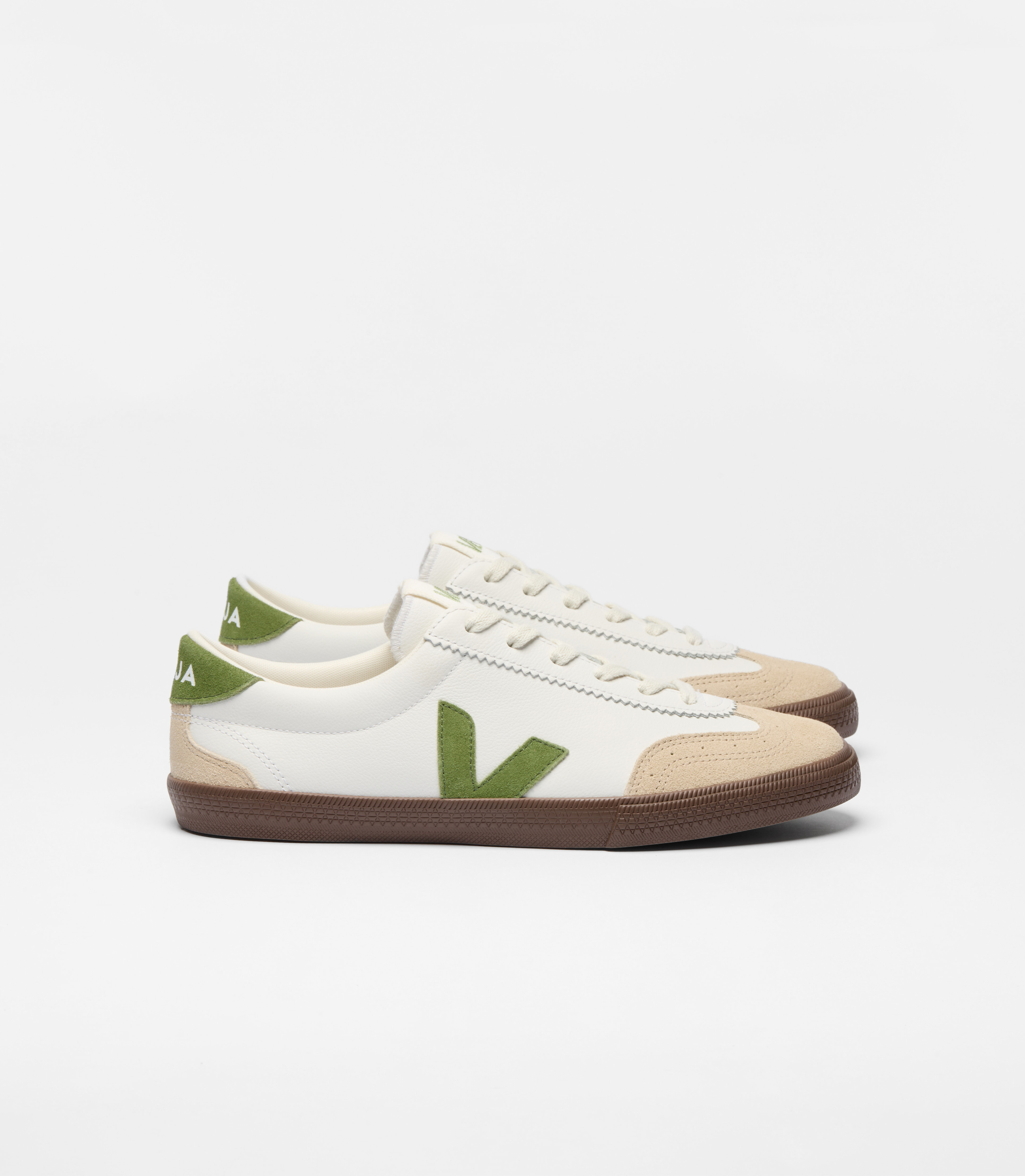 VOLLEY LEATHER WHITE KIWI BARK