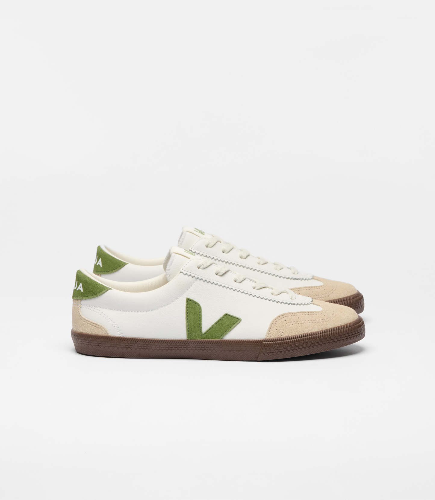 VOLLEY LEATHER WHITE KIWI BARK