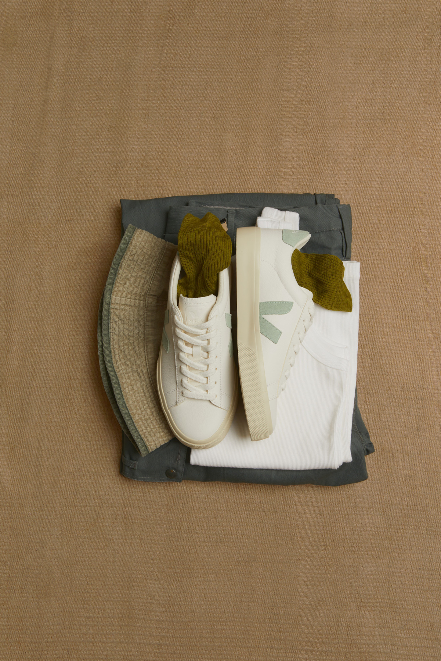 CAMPO LEATHER WHITE MATCHA