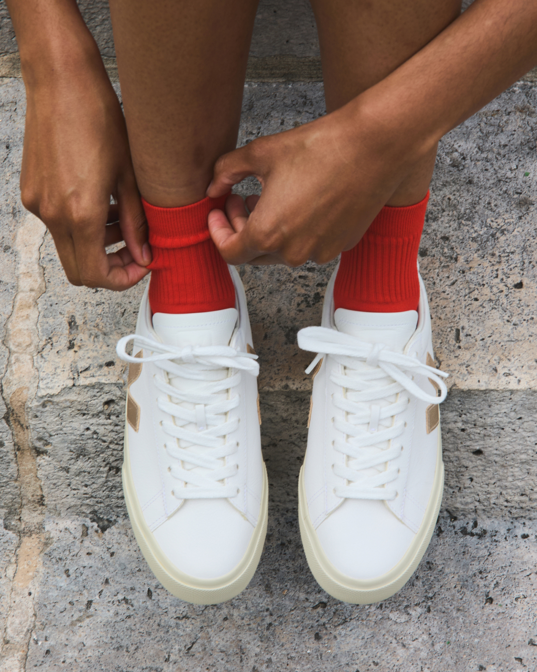 CAMPO LEATHER WHITE PLATINE
