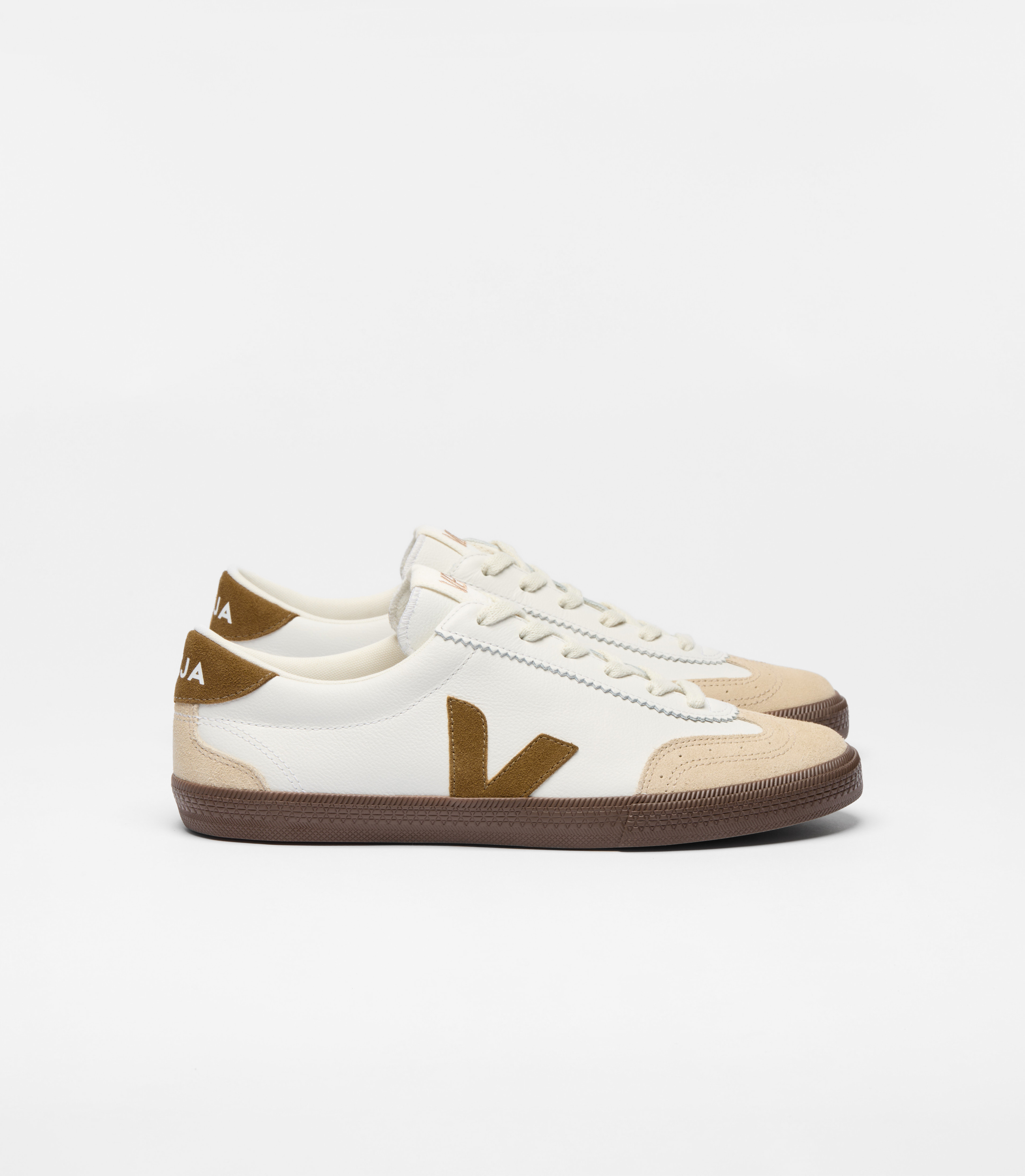 VOLLEY LEATHER WHITE TENT BARK