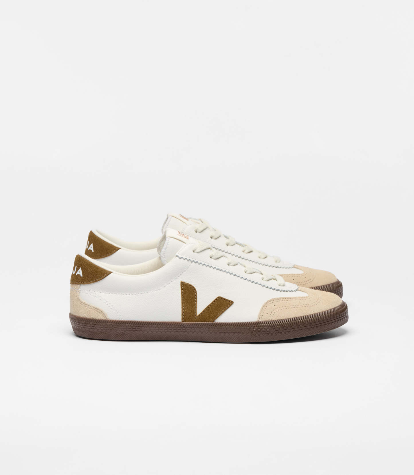 VOLLEY LEATHER WHITE TENT BARK
