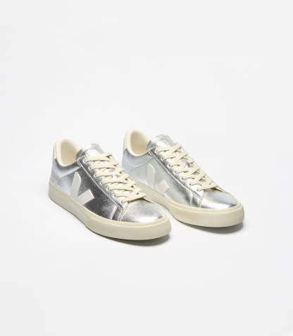 CAMPO LEATHER SILVER WHITE