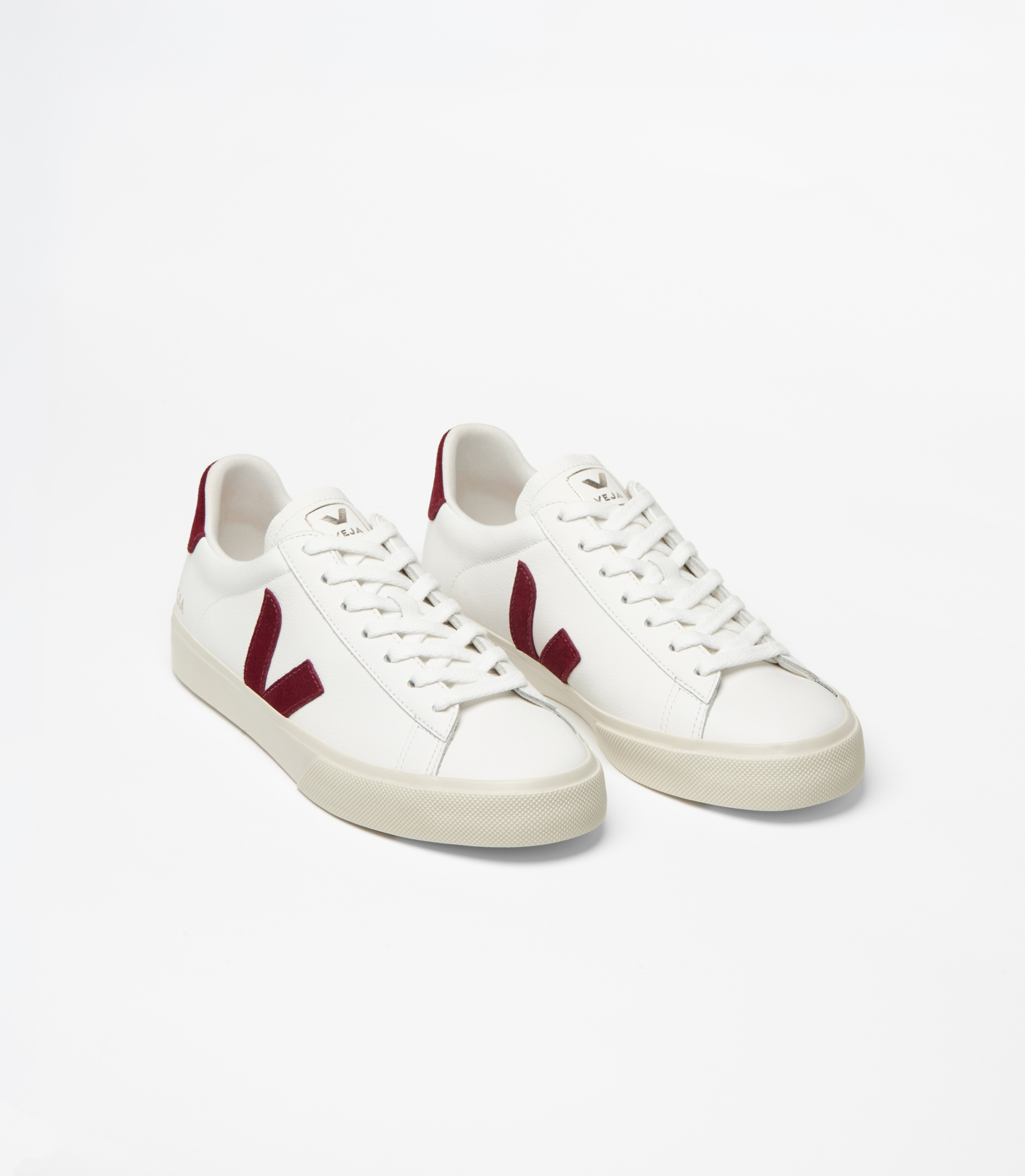 CAMPO LEATHER WHITE GRENAT