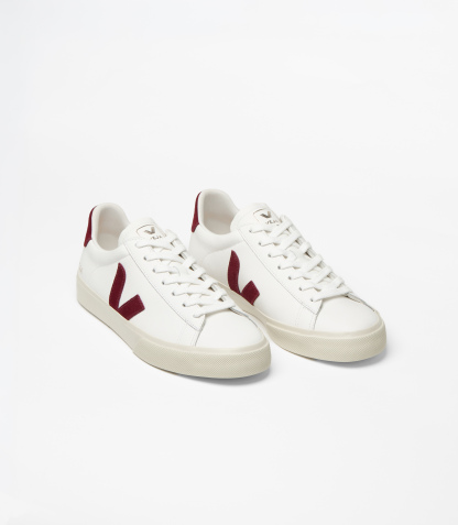 CAMPO LEATHER WHITE GRENAT