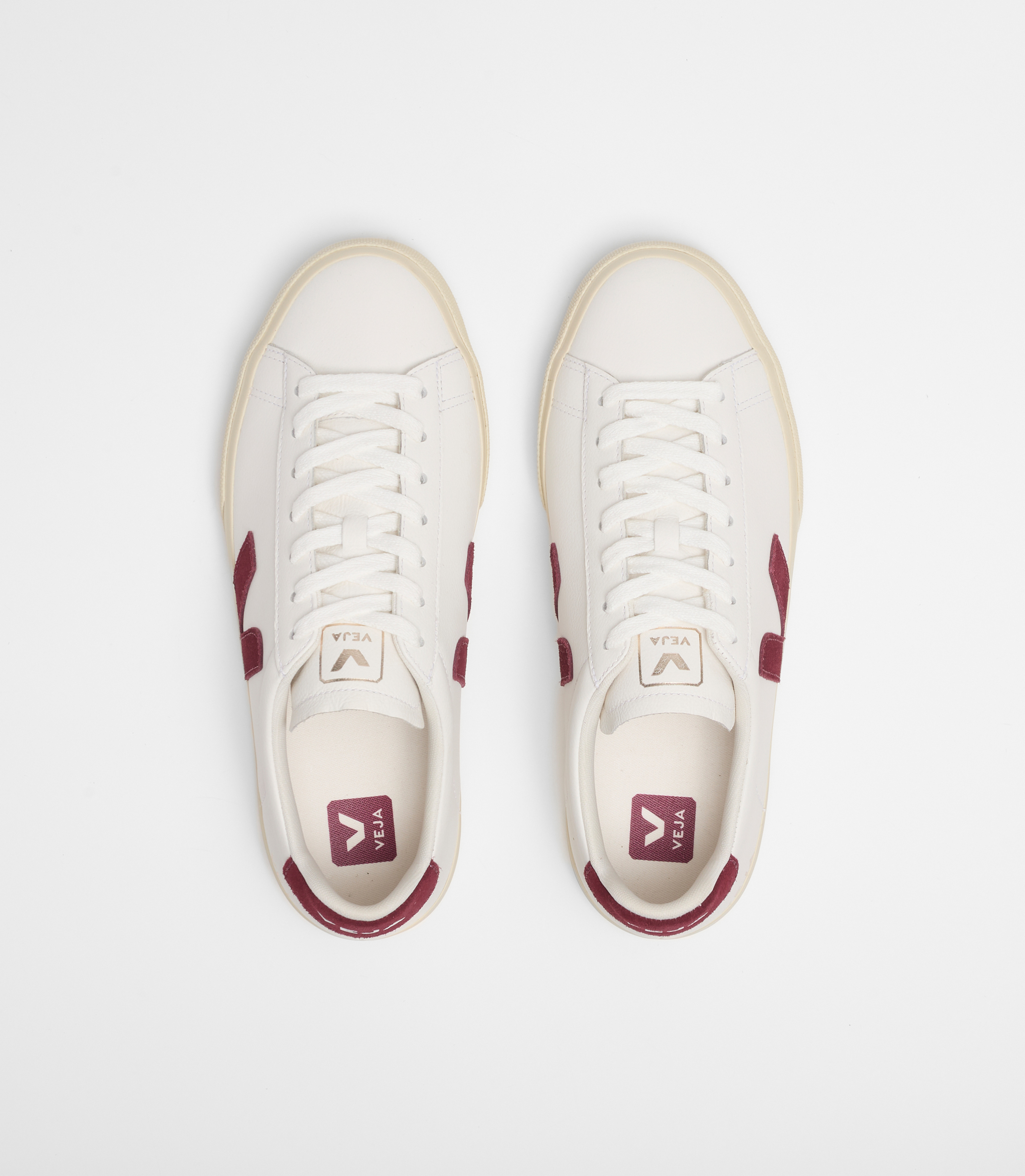 CAMPO LEATHER WHITE GRENAT