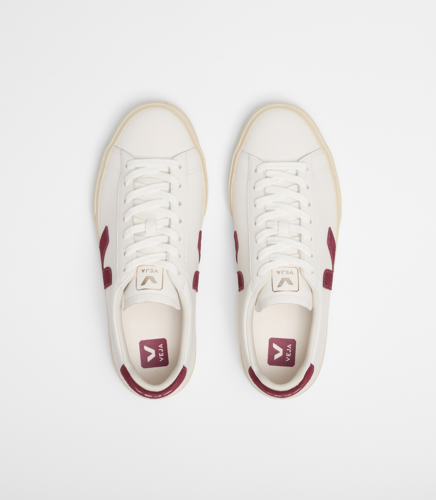 CAMPO LEATHER WHITE GRENAT